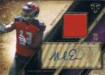 2014 TOPPS TRIPLE THREADS FB Rookie Autographed Relic Mike Evans 75 ëŹ 