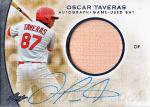 2014 Leaf  Q Oscar Taveras Game-Used Bat/Auto Ź 褷