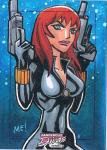 2014 Rittenhouse Marvel Dangerous Divas Series 2 Sketch Card 1of1 Ź095 NullMox