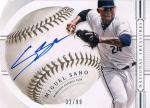 2014 PANINI NATIONAL TREASURES BB Baseball Signature Die-Cuts Miguel Sano 25 ëŹ 