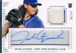 2014 PANINI NATIONAL TREASURES BB Treasure Signature Material Jacob deGrom 99 ëŹ 