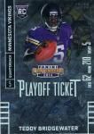 2014 PANINI CONTENDERS FB Playoff Ticket Autograph Teddy Bridgewater 99 ëŹ ޤ뤴硼