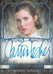 2015 Topps Star Wars Masterwork Carrie Fisher Princess Leia Auto Foil25MINTŹ 褷