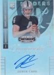 2014 Panini Contenders Derek Carr Champion ShipTicket Auto ڣ/ݥˡŹ K