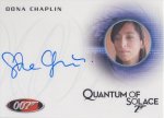 2014 RITTENHOUSE 007 JAMES BOND ARCHVES AUTOGRAPH CARD Oona Chaplin / Ź ե륳