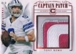 2014 PANINI NATIONAL TREASURES FB Captain Patch Tony Romo 4 ëŹ 