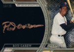 2015 TOPPS TIER ONE Acclaimed Autograph Red Ink Parallel Rod Carew 25 ëŹ 