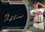 2015 TOPPS TIER ONE Acclaimed Autograph Red Ink Parallel Tom Glavine 25 ëŹ 