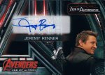 2015 UD AVENGERS AGE OF ULTRON Age of Autographs Jeremy Renner / 新宿店040 オッズブレイカーH様☆★