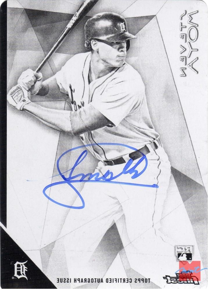 2015 Topps Finest Black Printing Plate Autograph #FA-SM Steven