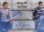 2015 TOPPS APEX MLS DUAL AUTOGRAPHS Dom Dwyer  & Graham Zusi  25 / Ź SirCry