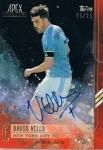 2015 TOPPS APEX MLS Autographs Orange David Villa 25 / Ź Einksson