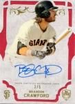 2015 TOPPS SUPREME Red Auto Brandon Crawford5ʡŹ ۡ