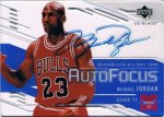 2003-04 UD Glass Auto Focus #MJ Michael Jordan