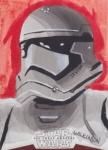 2015 TOPPS STAR WARS THE FORCE AWAKENS SERIES 1 SKETCH CARD 1of1 / Ź å֥쥤H͡