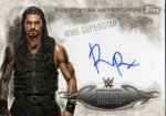 2015 Topps WWE Undisputed ROMAN REIGNS Autographed/ Ź ä