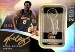 2014-15 PANINI EMINECE  Larry O'Brien Trophy Signatures Silver KOBE BRYANT 10/MINTΩŹ 