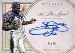 2015 TOPPS DEFINITIVE COLLECTION Legendary Autograph Emmitt Smith 10 ëŹ 