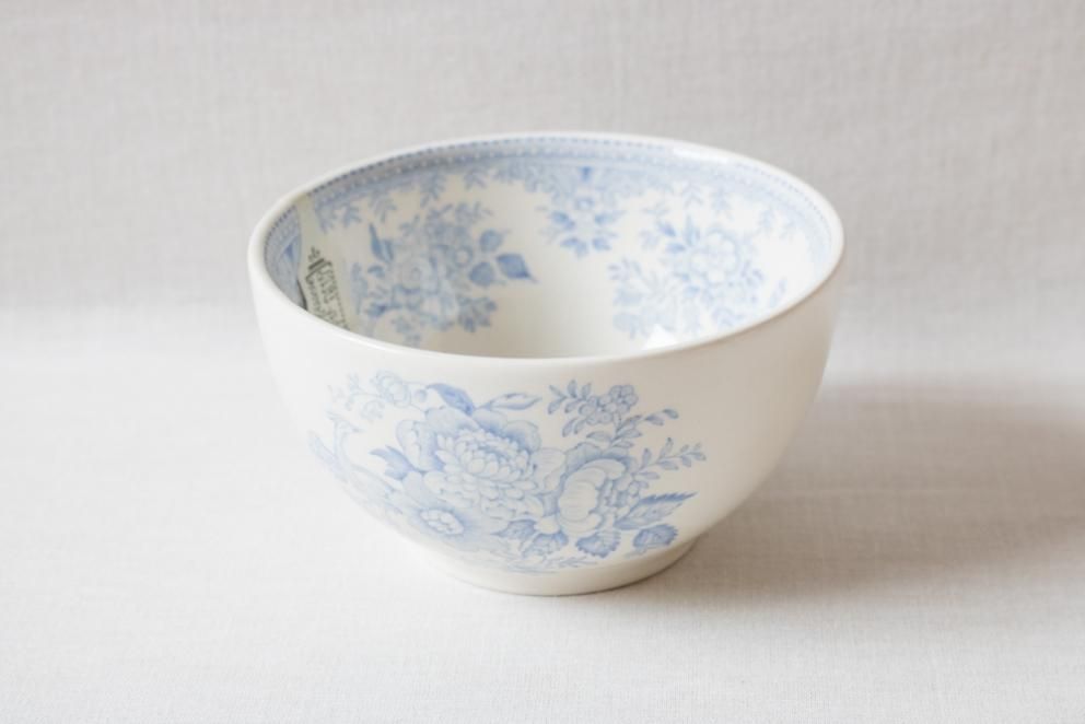 イギリス食器 バーレイ社 リーガルピーコック 花柄 シュガーボウル カフェオレボウル Lサイズ