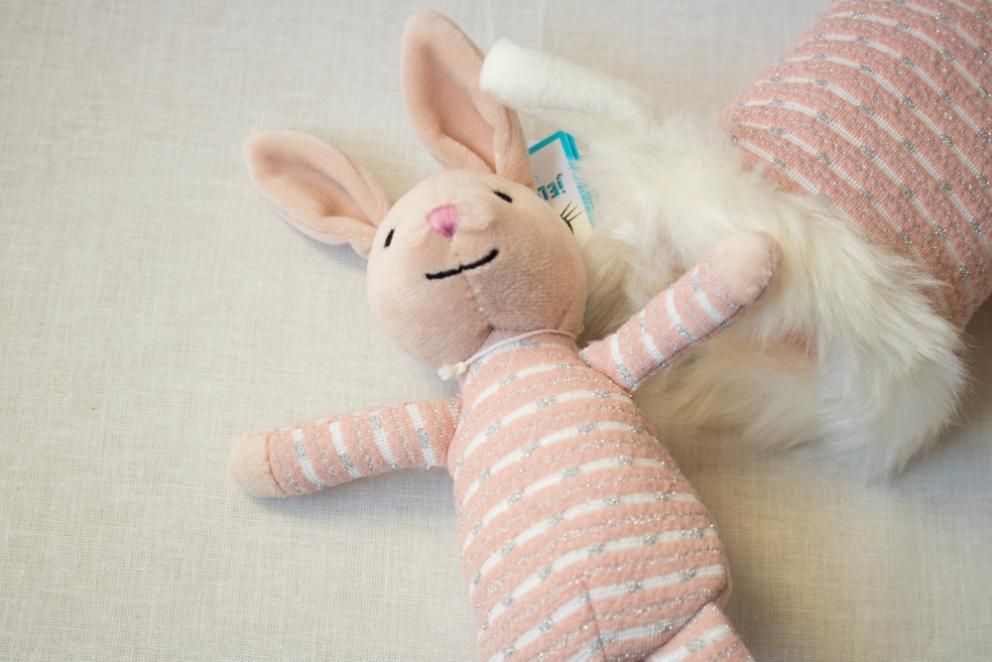 Jellycat Shimmer Stocking Bunny