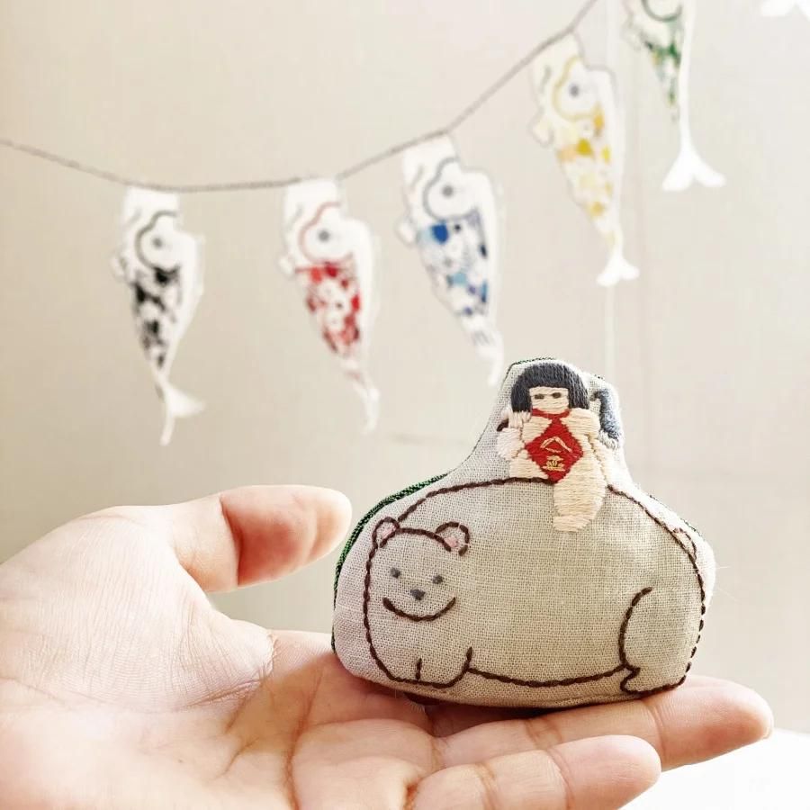 刺繍ぬいぐるみキットの通販 | 金太郎とくま | クロヤギシロヤギ