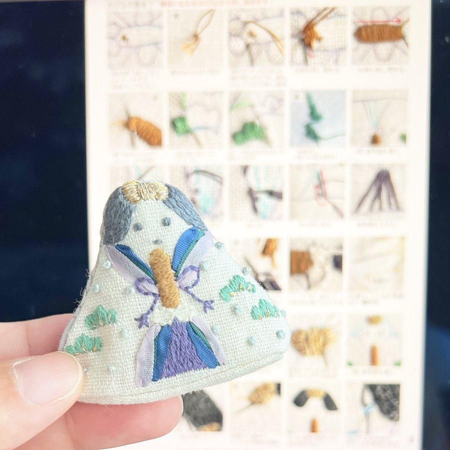 本日限定お値下げ中）不詳/作者不明/童子図/刺繍/布袋屋掛軸HH-533