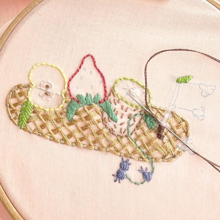 刺繍キットの通販 | フルーツのアルファベット | クロヤギシロヤギ