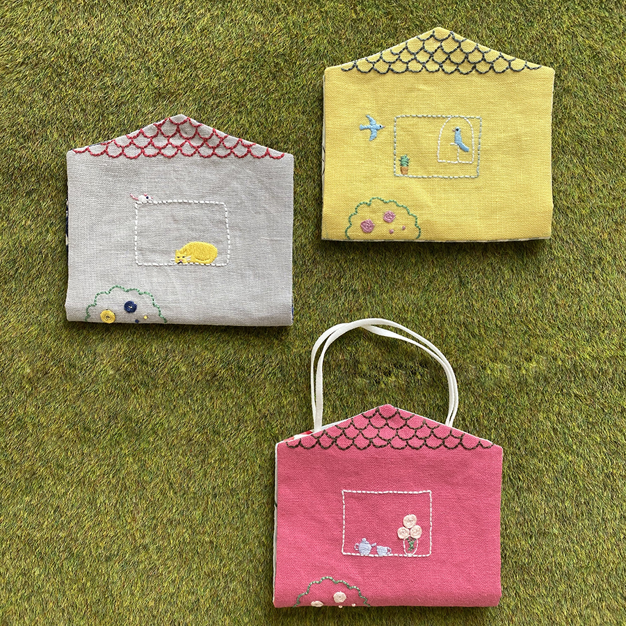 刺繍キットの通販 マスクケース クロヤギシロヤギ 刺繍キットの通販 マスクケース クロヤギシロヤギ