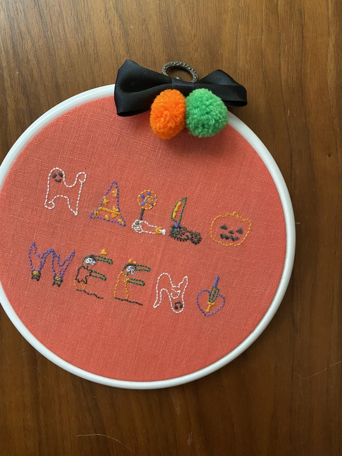 ガーランドキットの通販 | ハロウィン刺繍 | クロヤギシロヤギ