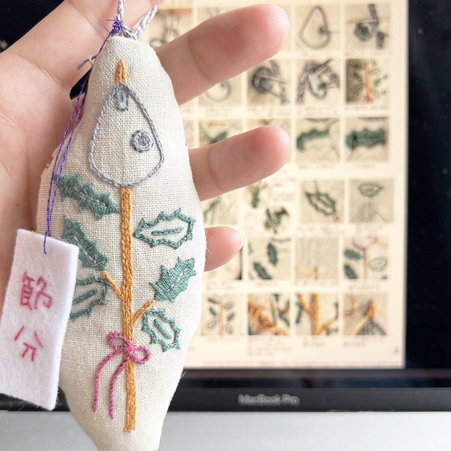 花刺繍付きピンクぬいぐるみ 約9cm ぬいぐるみ衣装 『花柄ワンピース ホワイト×ピンク Sサイズ 25