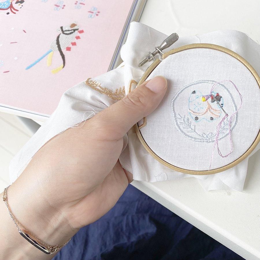 アップリケフレーム（アンブレラ）刺繍キット