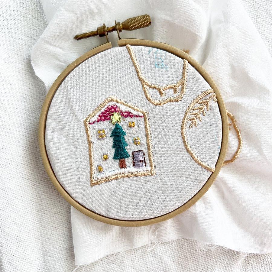 アップリケフレーム（アンブレラ）刺繍キット アップリケフレーム（アンブレラ）刺繍キット