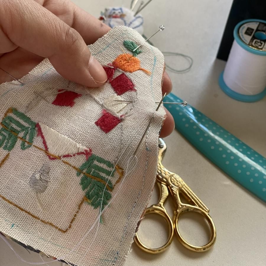 マチャケ •*¨*•.¸♬︎お正月飾り お正月に飾れる刺繍キット通販 | 鶴亀門松の刺繍ぐるみ
