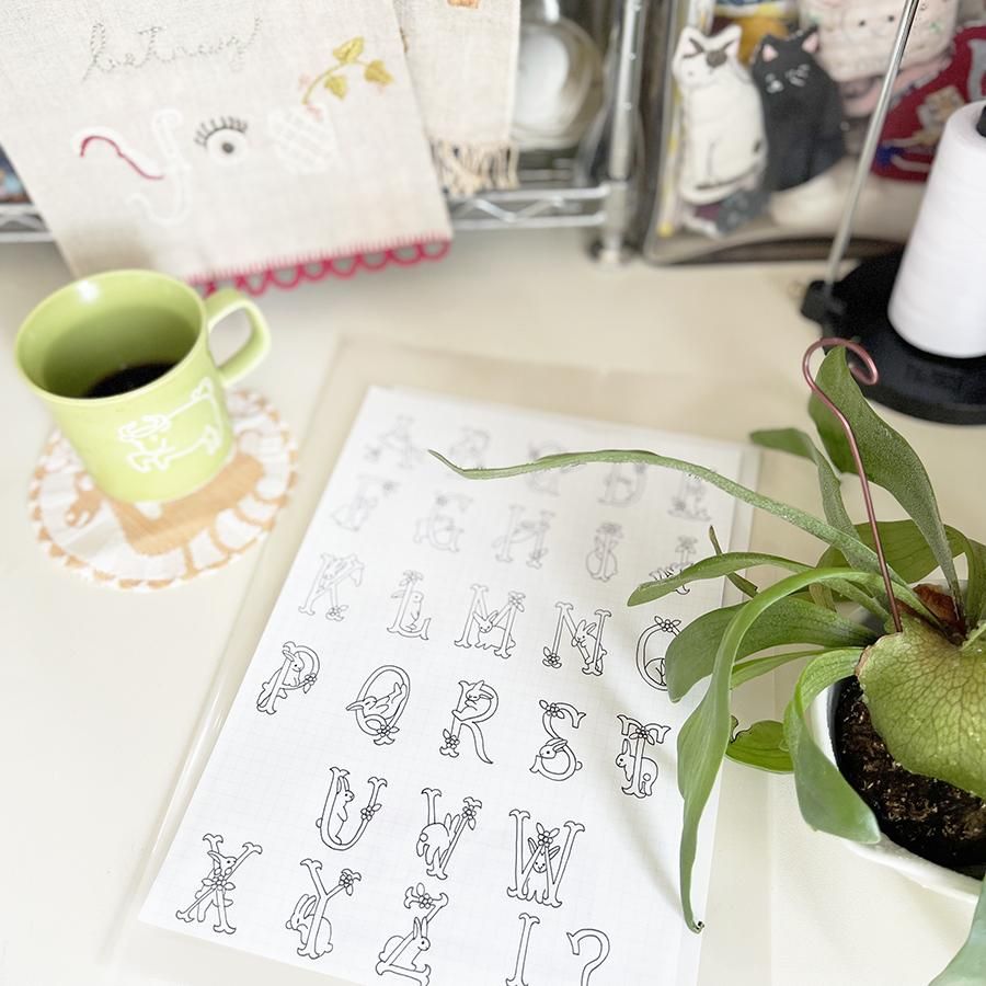 刺繍キットの通販 | うさぎのアルファベット うさふぁべっと2023