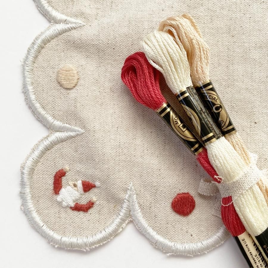 刺繍図案 | クリスマスのワンポイント刺繍 | クロヤギシロヤギ 刺繍図案 | クリスマスのワンポイント刺繍 | クロヤギシロヤギ