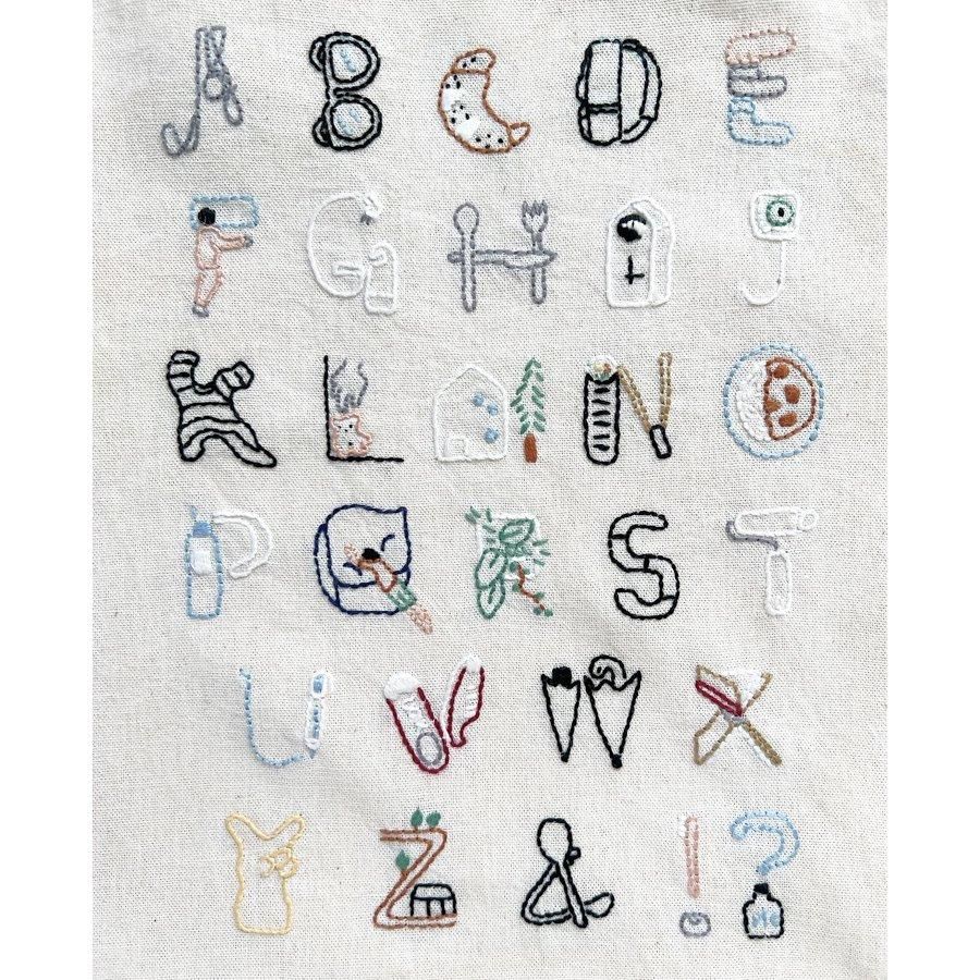 掲載のご案内]無印良品のアルファベットと数字 - 刺繍と暮らす
