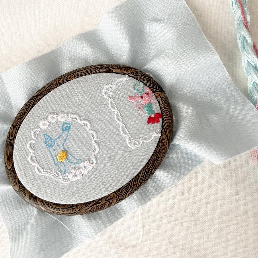 アップリケフレーム（アンブレラ）刺繍キット アップリケフレーム（アンブレラ）刺繍キット