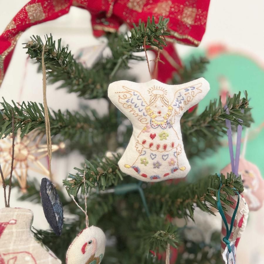 ハンドメイド クリスマス 刺繍オーナメント セット