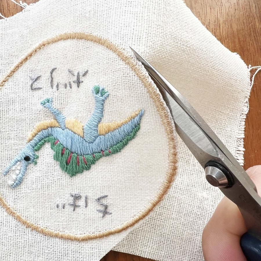 ワッペンフレームの通販 | 刺繍して丸いワッペンを作ろう