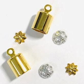デリカビーズ織り用 金具 キャップ デリカビーズ織り用 金具 キャップ