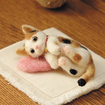 フェルト羊毛キット 猫