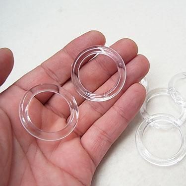 手芸用 透明リング・プラリング 手芸用 透明リング・プラリング