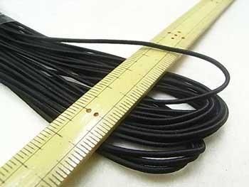 丸ゴム 黒 2本丸 丸ゴム 黒 2本丸