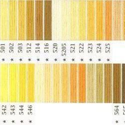 オリムパス 5番 刺繍糸 黄色・橙色系 オリムパス 5番 刺繍糸 黄色・橙色系