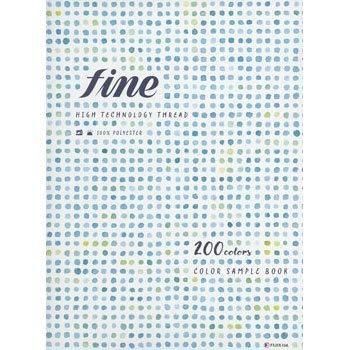 フジックス ファインミシン糸 見本帳 フジックス ファインミシン糸 見本帳