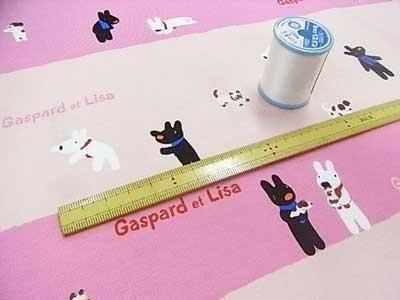 リサとガスパール キャラクター生地 リサとガスパール キャラクター生地