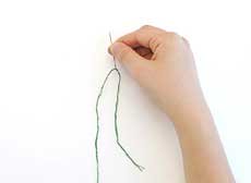 刺繍糸の使い方 6