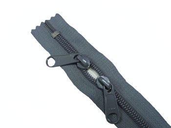 YKK 両開き コイルファスナー 50cm col.578 濃グレー