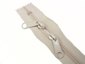 YKK 5CN 頭合わせ 両開きファスナー 70cm col.571 薄ベージュ