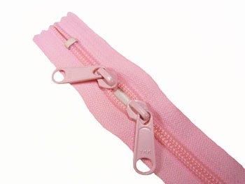 YKK 5CN 頭合わせ 両開きファスナー 70cm col.513 ピンク